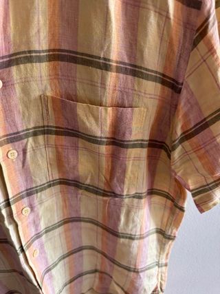 Camisa de manga corta a cuadros