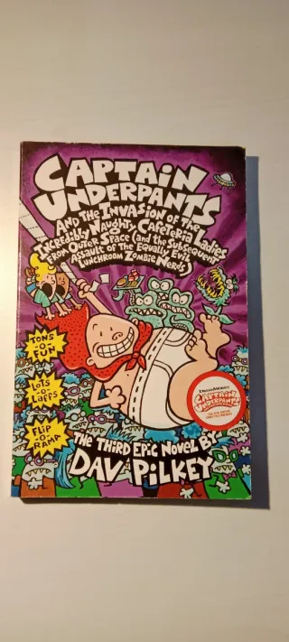 Pack 5 libros del capitan calzoncillos en inglés