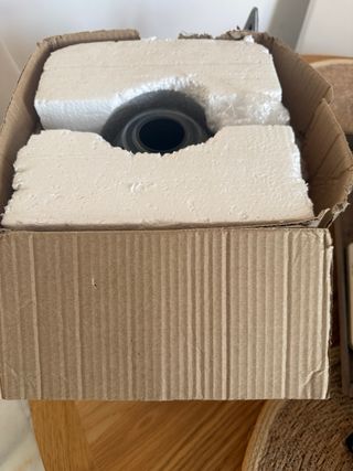 Dario - Lámpara de techo de cristal tintado negro