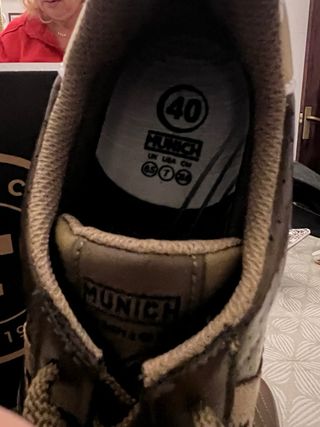 Zapatillas Munich Marrones y Beige