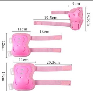 Protecciones patinete/bicicleta niña de 3 a 8 años