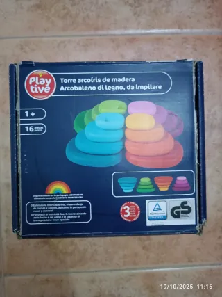 Torre Arcoiris Montessori in Legno