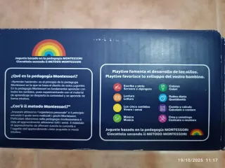 Torre Arcoiris Montessori in Legno