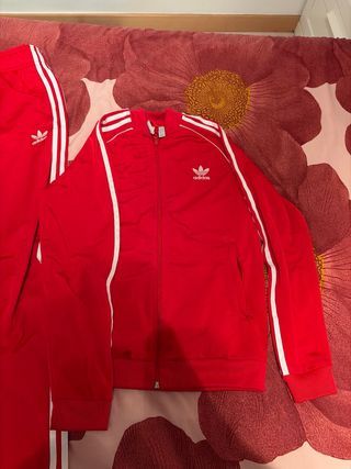Chándal Adidas Rojo Talla 13/14 Años
