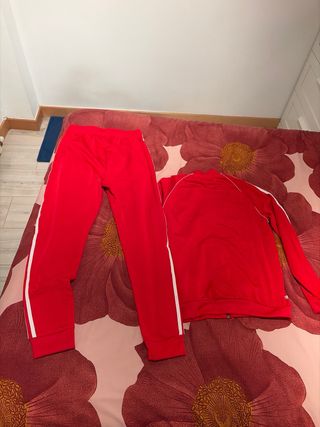 Chándal Adidas Rojo Talla 13/14 Años