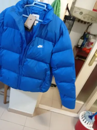 Chaqueta Nike Plumas Azul Talla M