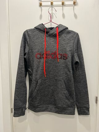 Sudadera Adidas gris y roja