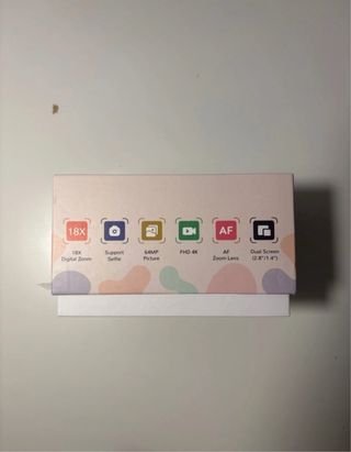 Cámara Digital VXK 4K Blanca