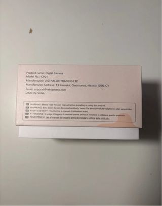 Cámara Digital VXK 4K Blanca