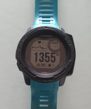 Reloj Garmin Instinct Solar Negro/Azul