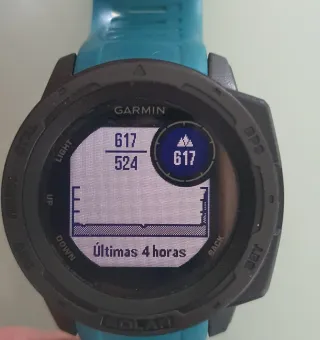 Reloj Garmin Instinct Solar Negro/Azul
