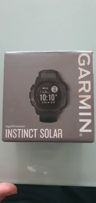 Reloj Garmin Instinct Solar Negro/Azul