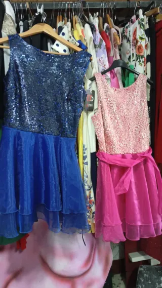 Vestidos de fiesta lentejuelas y tul