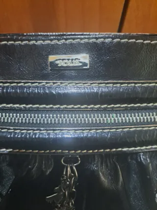 Bolso Tous Negro Piel Charol