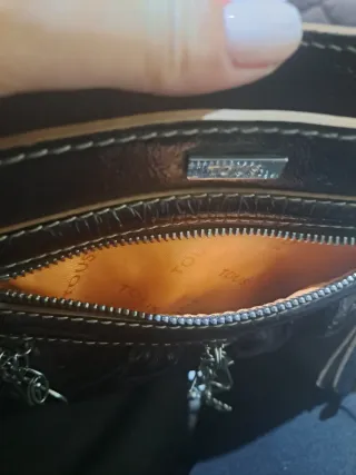 Bolso Tous Negro Piel Charol