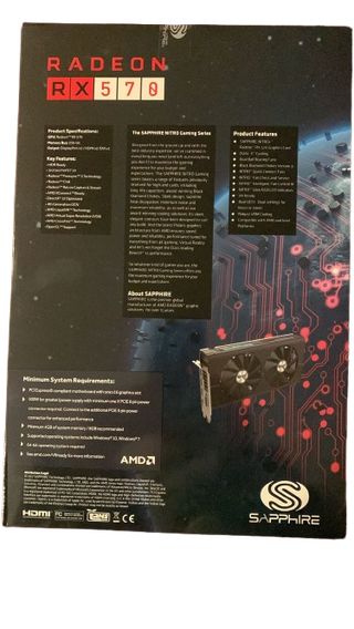 Sapphire Nitro+ RX570 XT 8GB