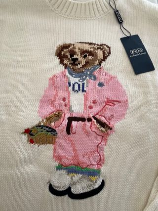 Jersey Polo Ralph Lauren Oso rosa Talla M