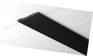 10 Varillas Fibra Carbono 4.5mm Zanon + 2 guias iz