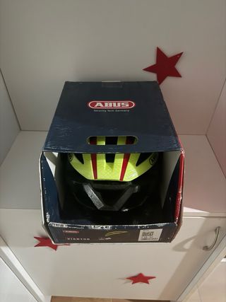 Casco Bicicleta Carretera Abus Amarillo