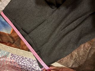 Pantaloni vintage lana grigi