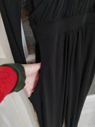 Mono negro punto viscosa