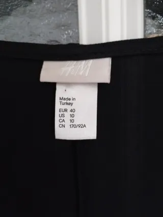 Mono negro punto viscosa