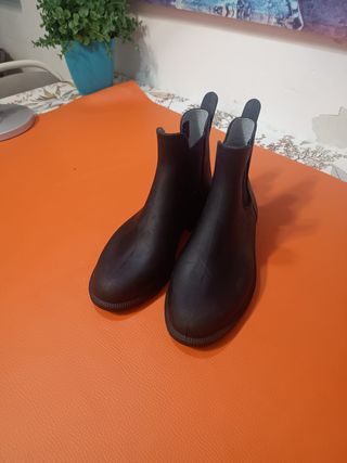 Botines Equitación 100 Adulto Negro