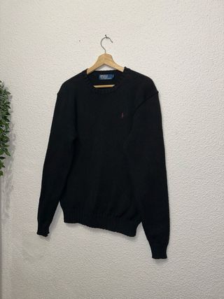 Jersey Polo Ralph Lauren Negro Talla M