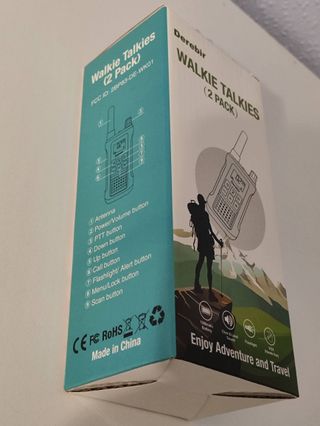 Pack Walkie-Talkies Derebir recargables 16 canales