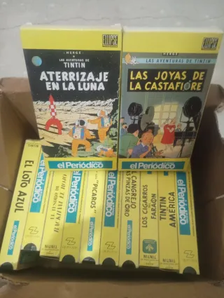 Colección Tintín VHS Completa (Español)