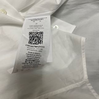 Camisa Emporio Armani Blanca Talla 38