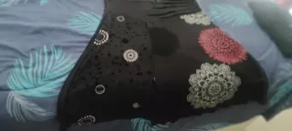 Vestido Desigual Mujer Negro