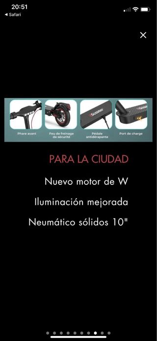 Patinete Eléctrico Iscooter i9 Max