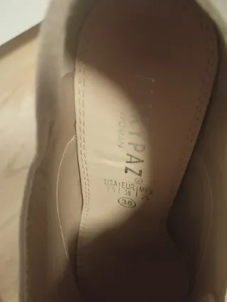 Botines blucher beige Marypaz T38