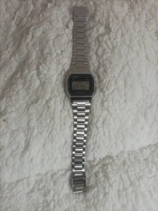 Casio A158w Plata