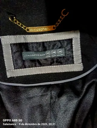 Chaleco Zara punto marrón Talla M