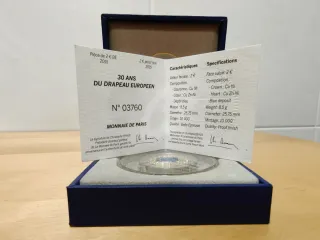 Moneda 2 euros Francia 2015 PROOF - BANDERA COLOR