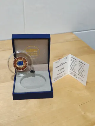 Moneda 2 euros Francia 2015 PROOF - BANDERA COLOR