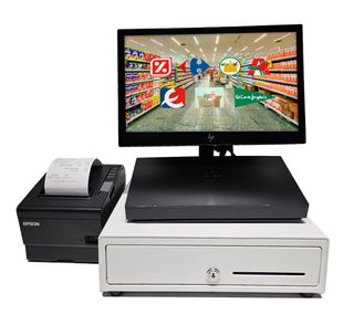 Moderno TPV marca HP con i5 para Tienda + equipo