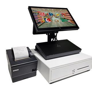 Moderno TPV marca HP con i5 para Tienda + equipo