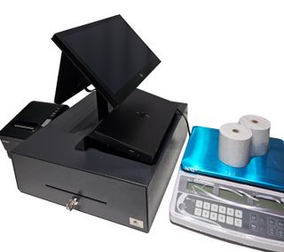 Moderno TPV marca HP con i5 para Tienda + equipo