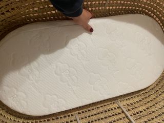 Moisés bebé mimbre como nuevo