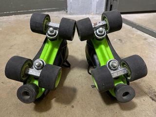 Patines de hockey CHRONOS negros y verdes T36