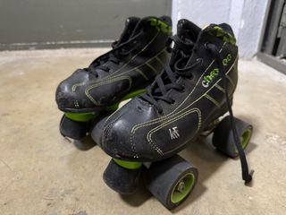 Patines de hockey CHRONOS negros y verdes T36