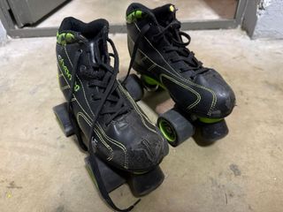 Patines de hockey CHRONOS negros y verdes T36