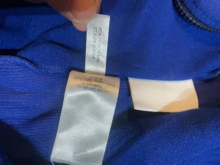 Sudadera Lacoste Azul y Blanca Talla M