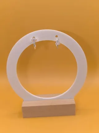 Pendientes Plata 925 con Circonitas