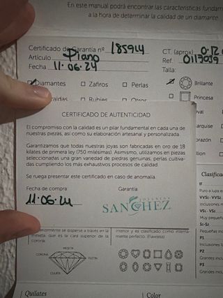 Anillo Oro 18k Esmeralda y Diamantes