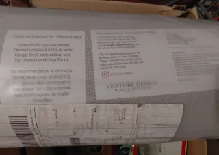 Nuovo tappeto intrecciato a mano con base in cotone