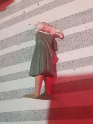 Figura Belén Pastor con Oveja Terracota